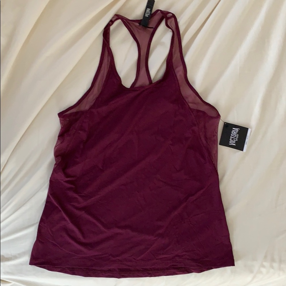 Maroon Victoria Sport tank top